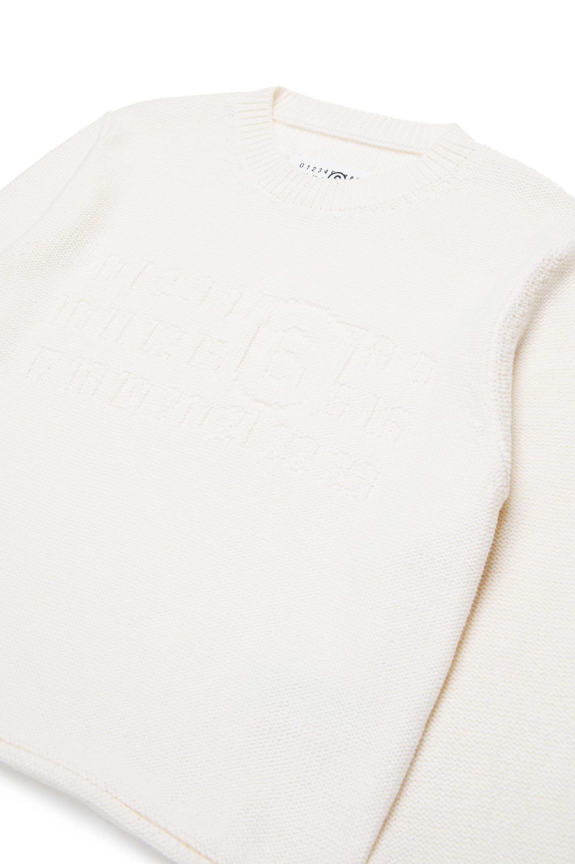 Sweatshirt à imprimé jacquard - Off White