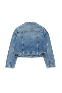 Washed denim jacket - Blue Denim