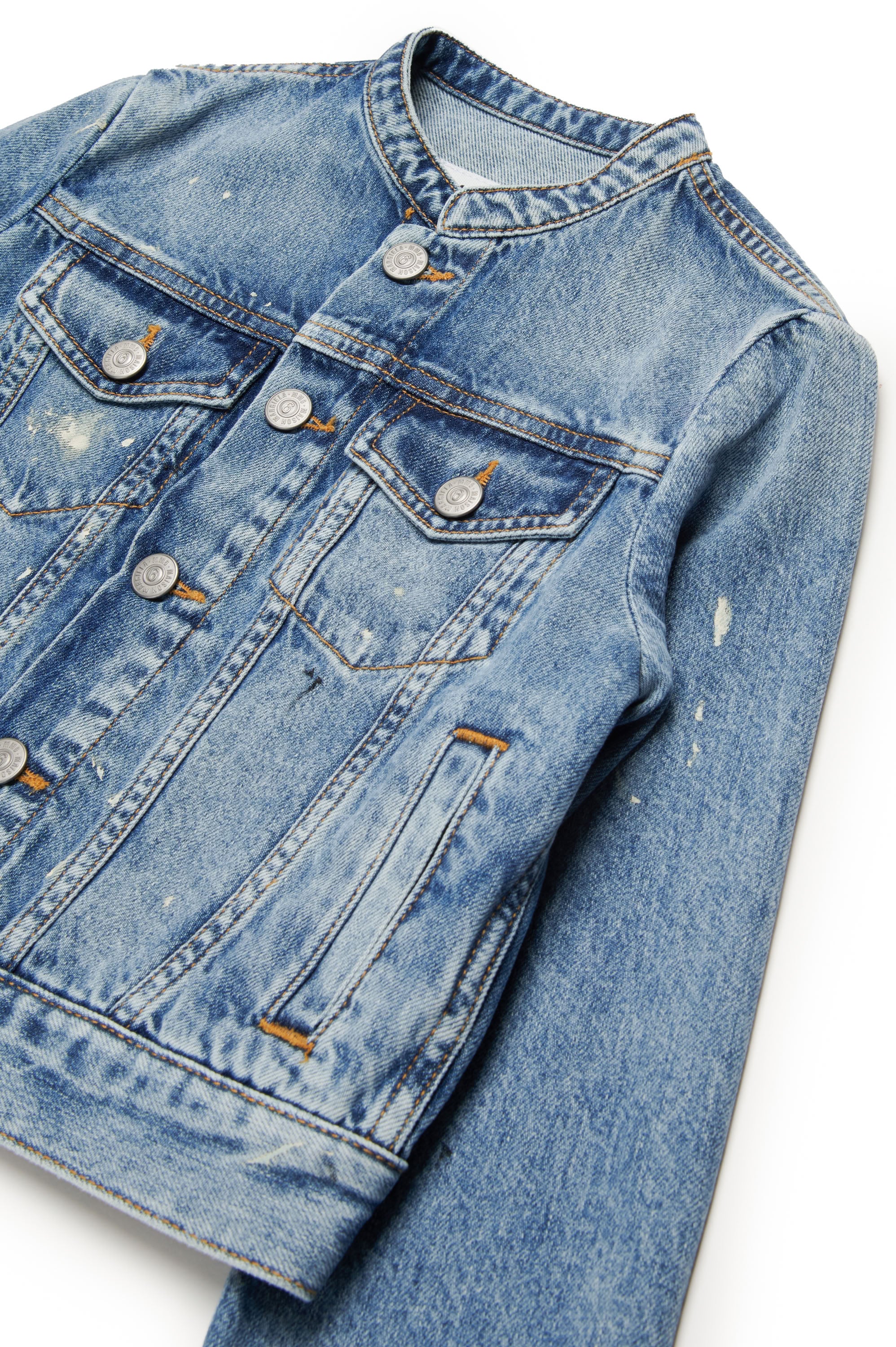 Washed denim jacket - Blue Denim