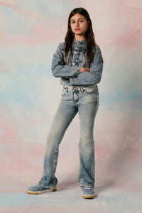 Washed denim jacket - Blue Denim