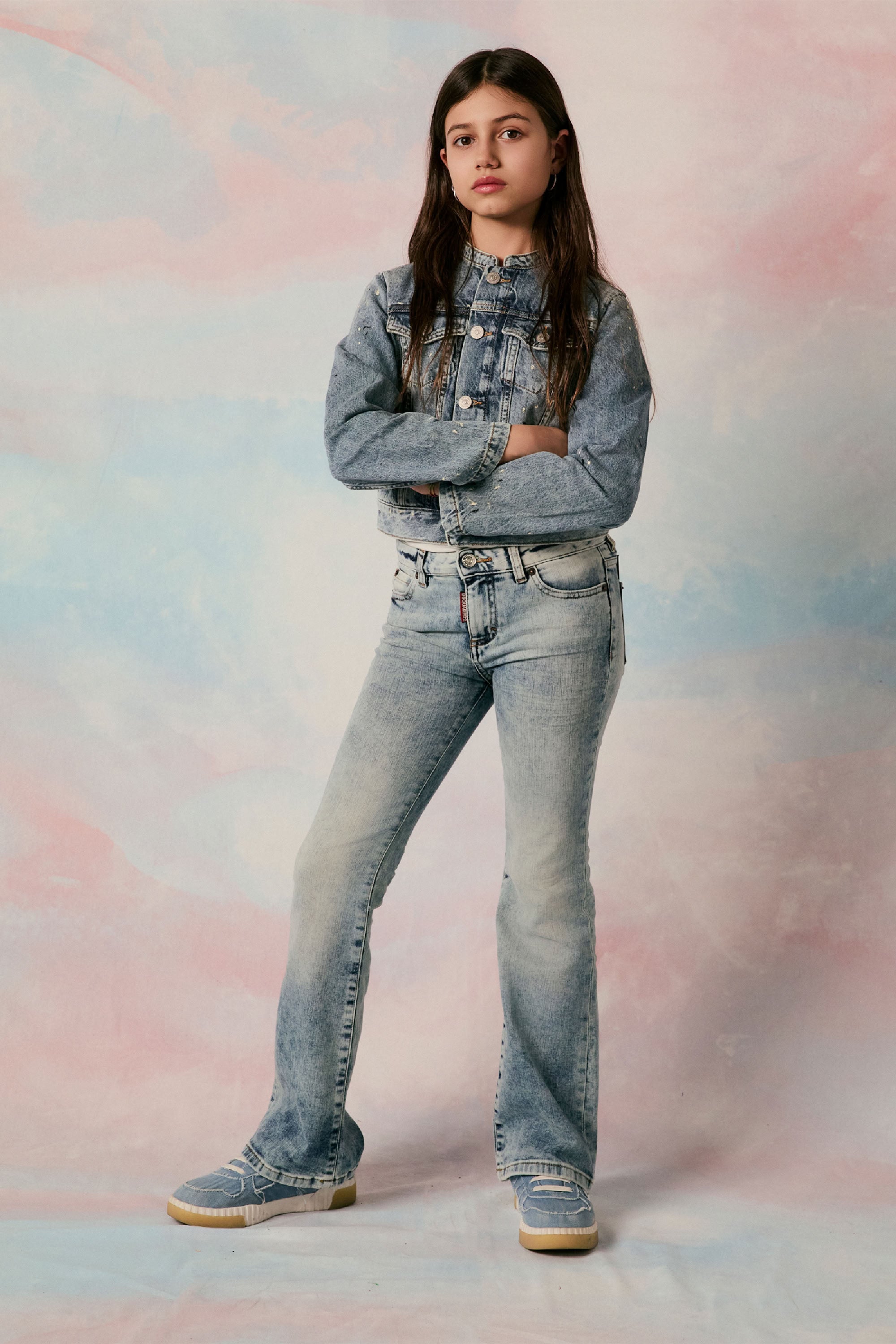 Washed denim jacket - Blue Denim