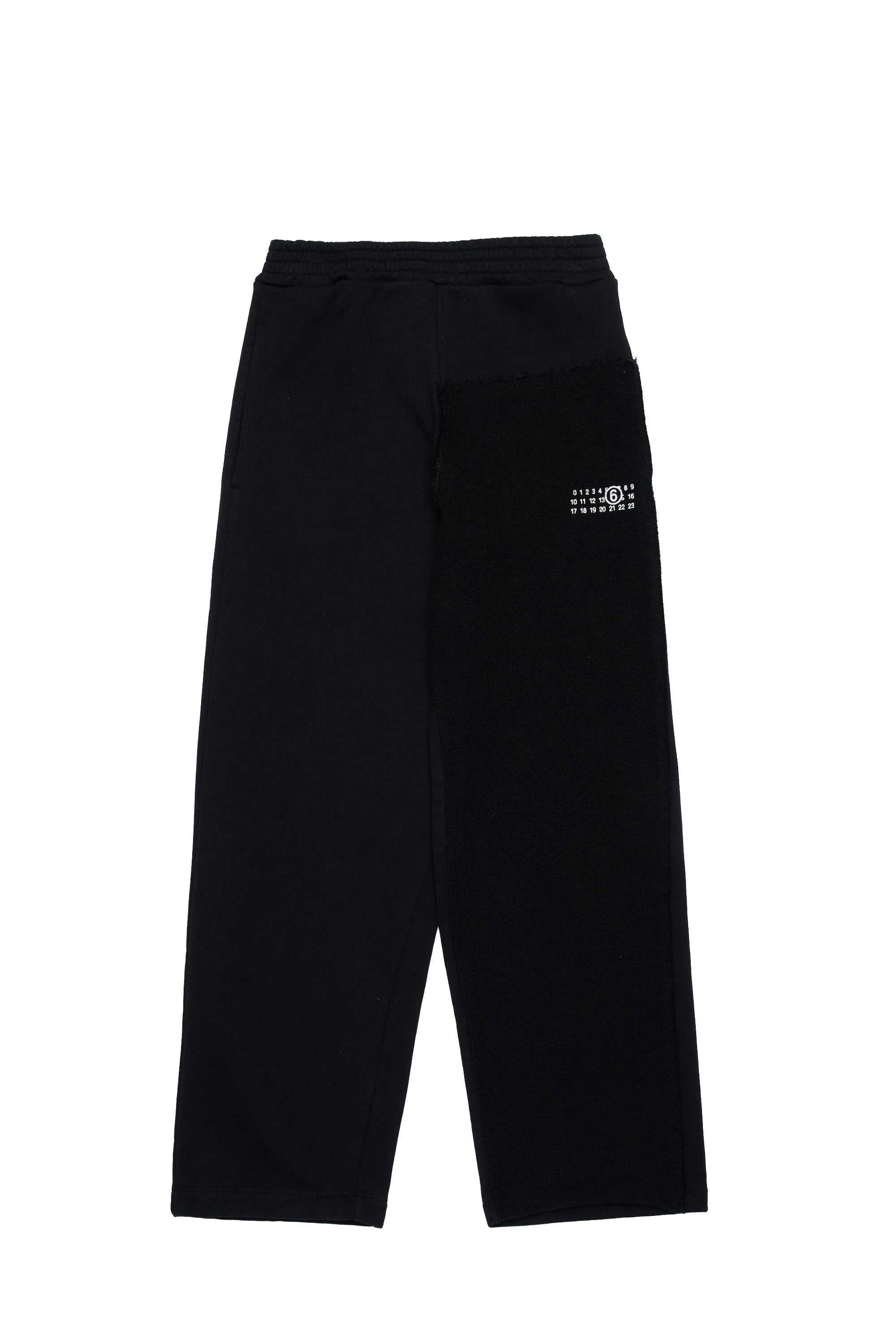 Track trousers with elasticated waistband - Black
