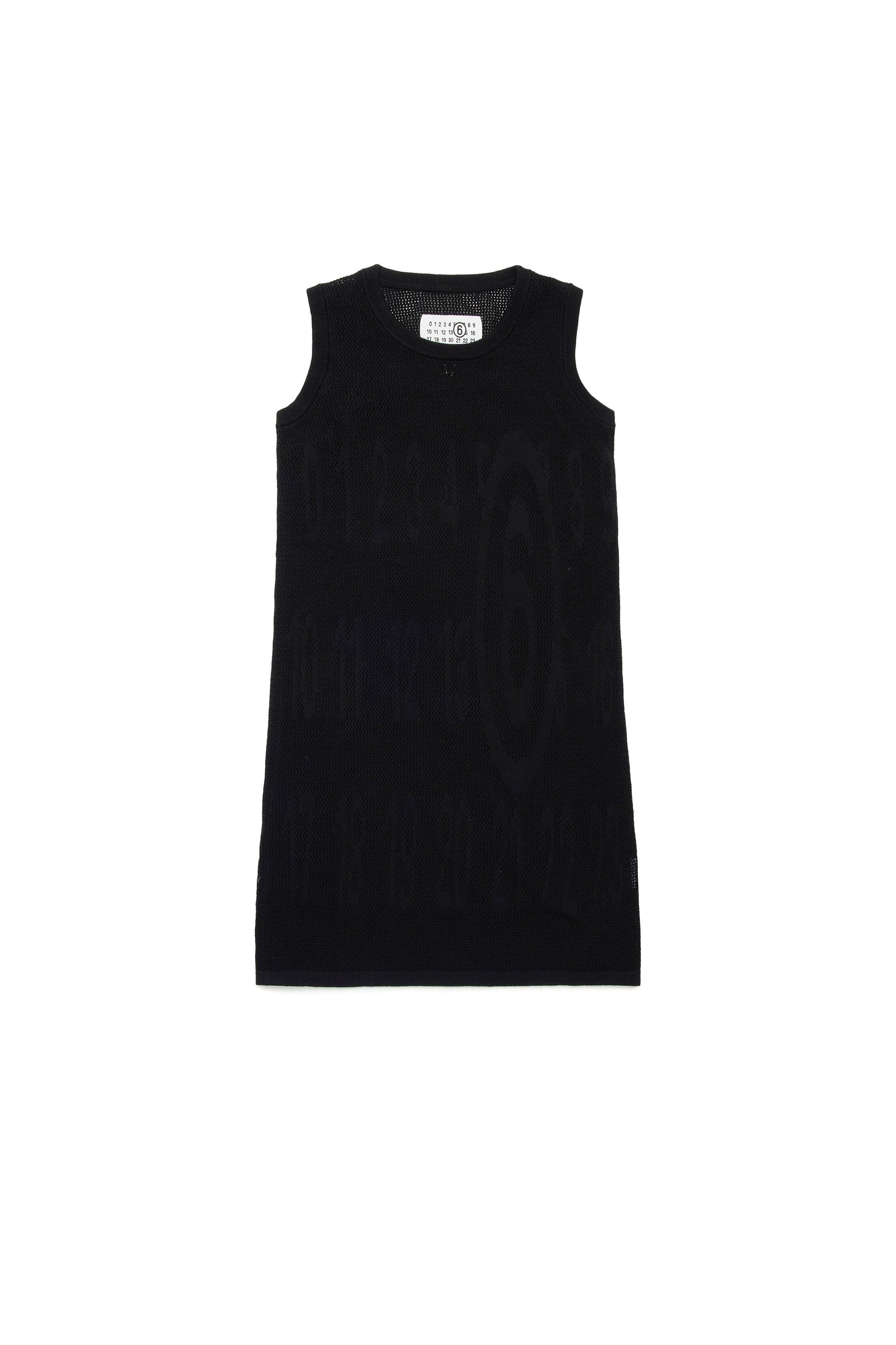 Sleeveless dress - Black