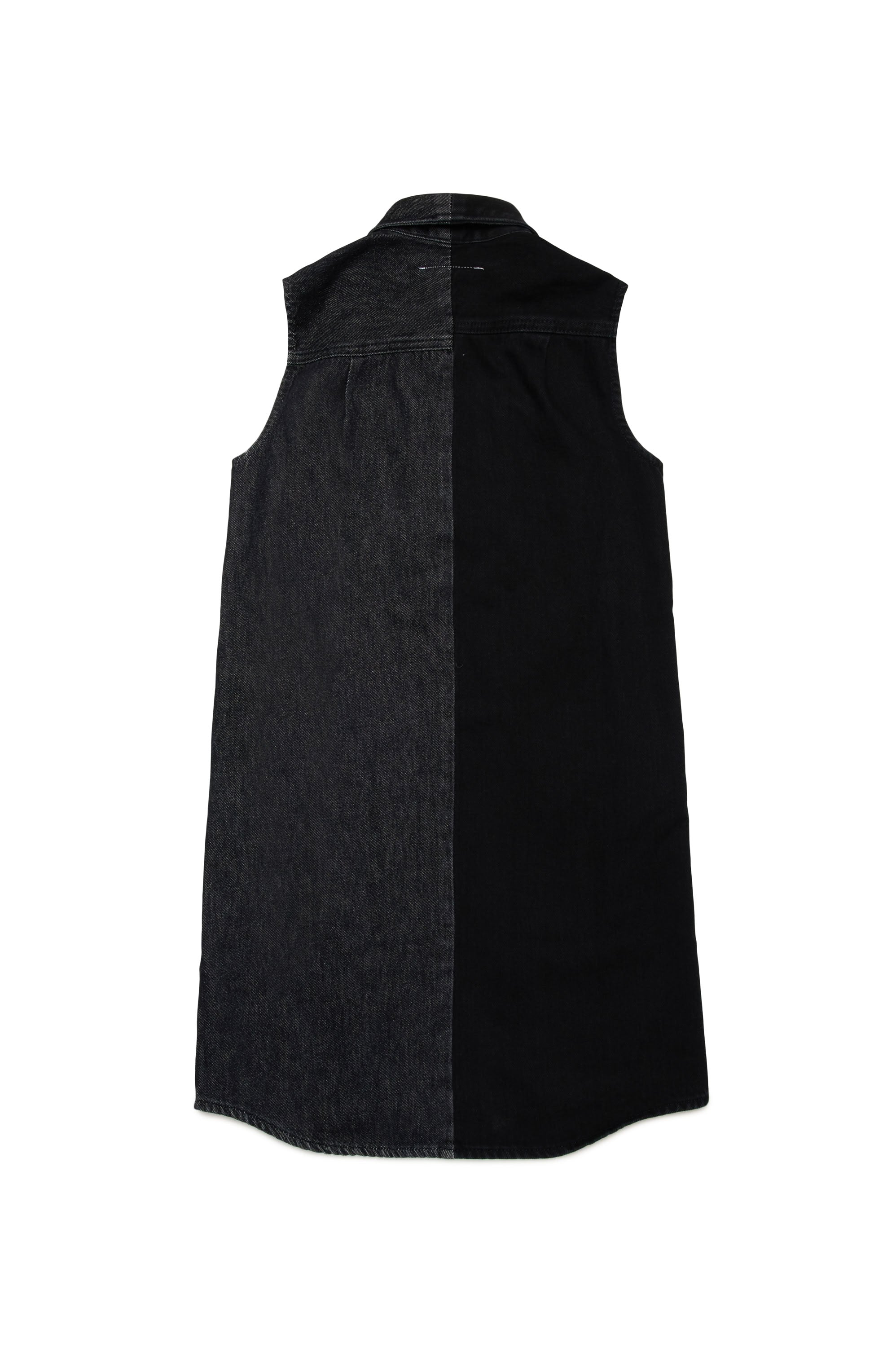 Sleeveless dress - Black Denim
