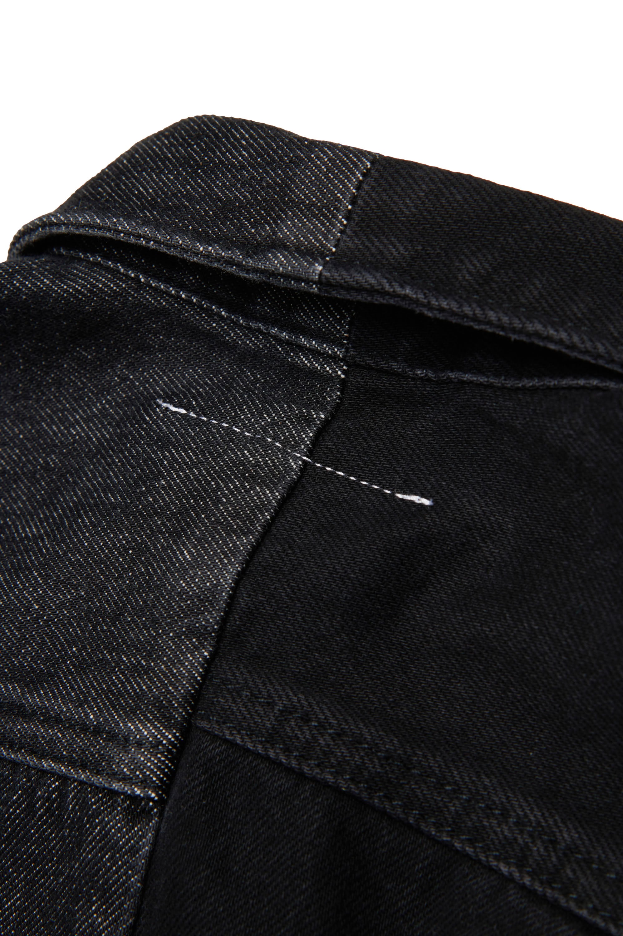 Sleeveless dress - Black Denim