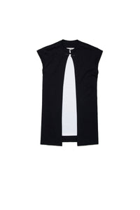 Sleeveless dress - Black & White