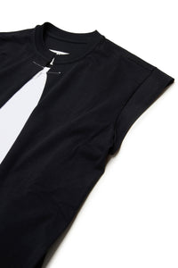 Sleeveless dress - Black & White