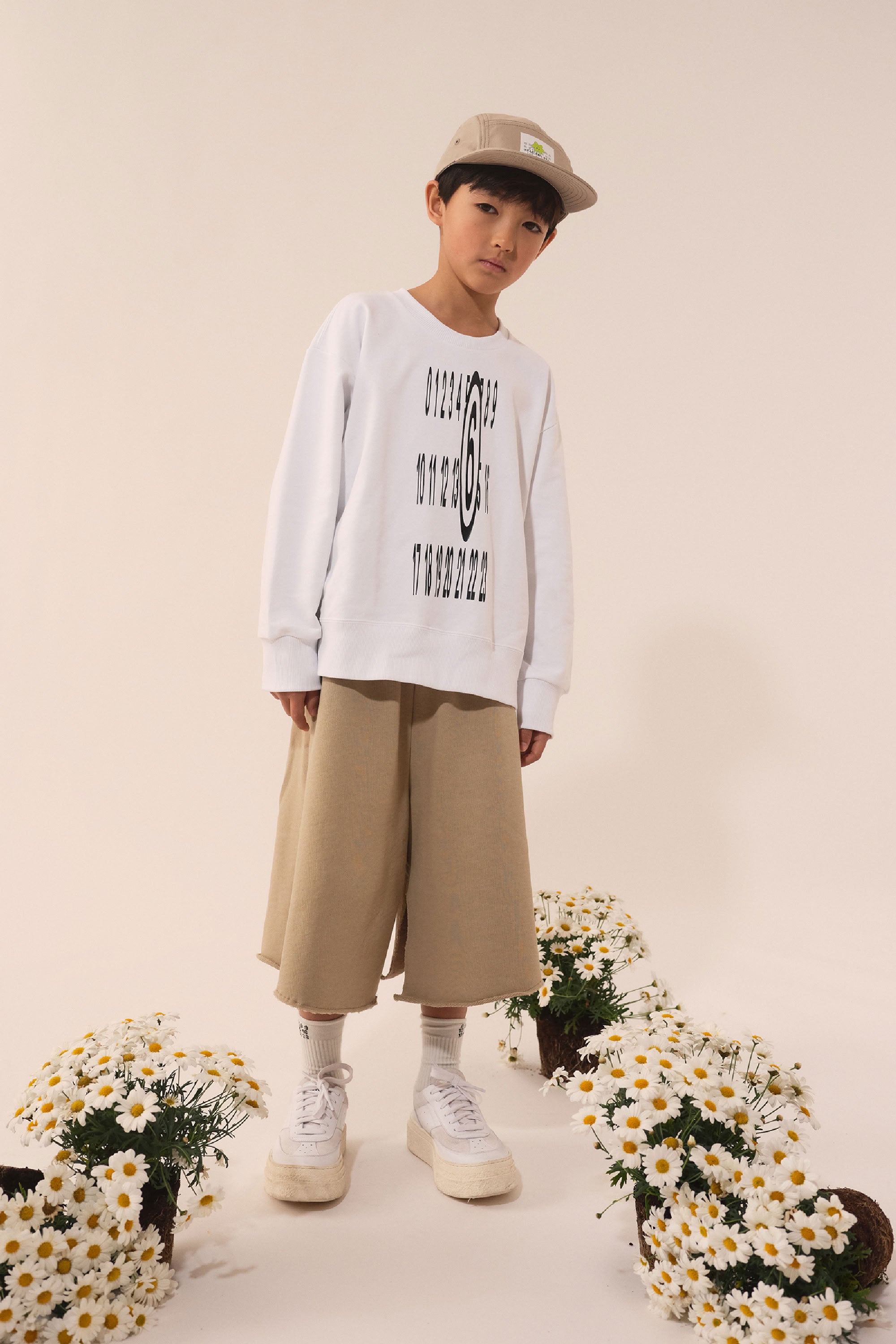 Sweatshirt à impression - White