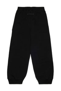 Pantalon de survêtement à taille élastiquée - Black