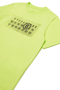 T-shirt with embroidery - Neon Green