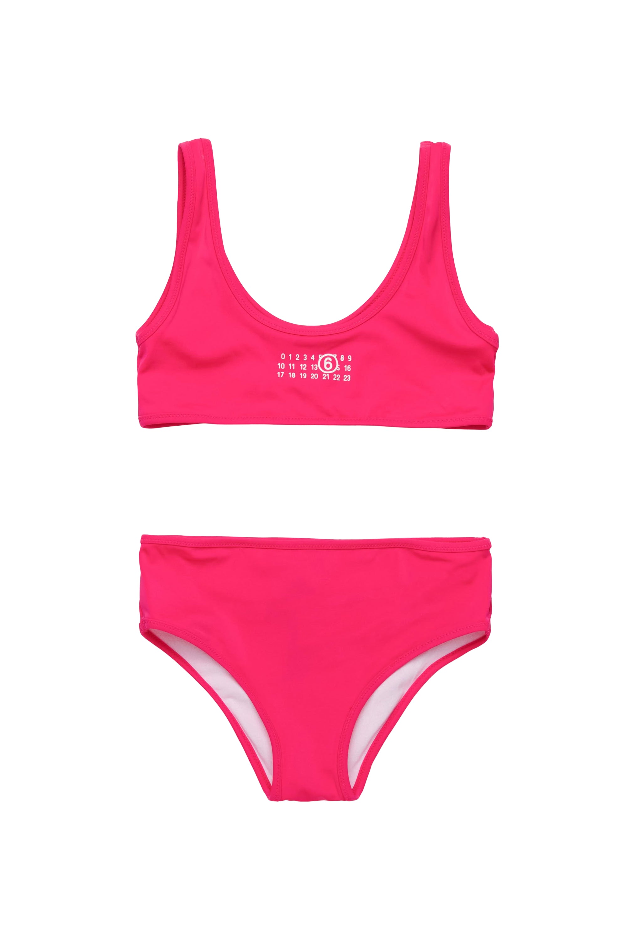 Thin straps bikini set - Super Pink