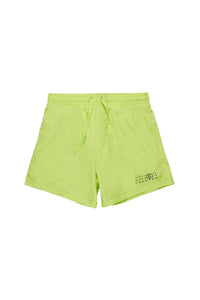 Drawstring swim shorts - Neon Green