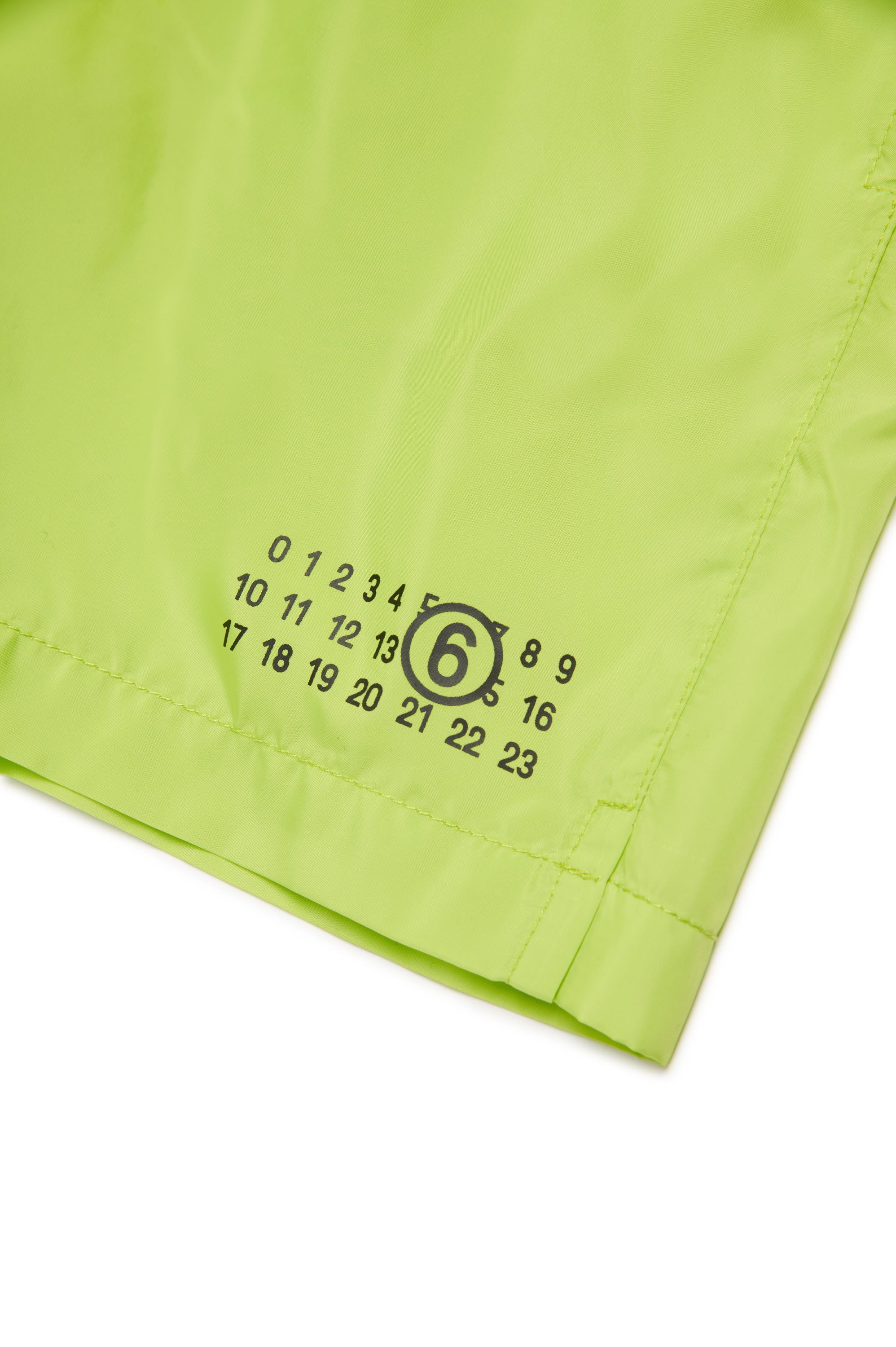 Drawstring swim shorts - Neon Green