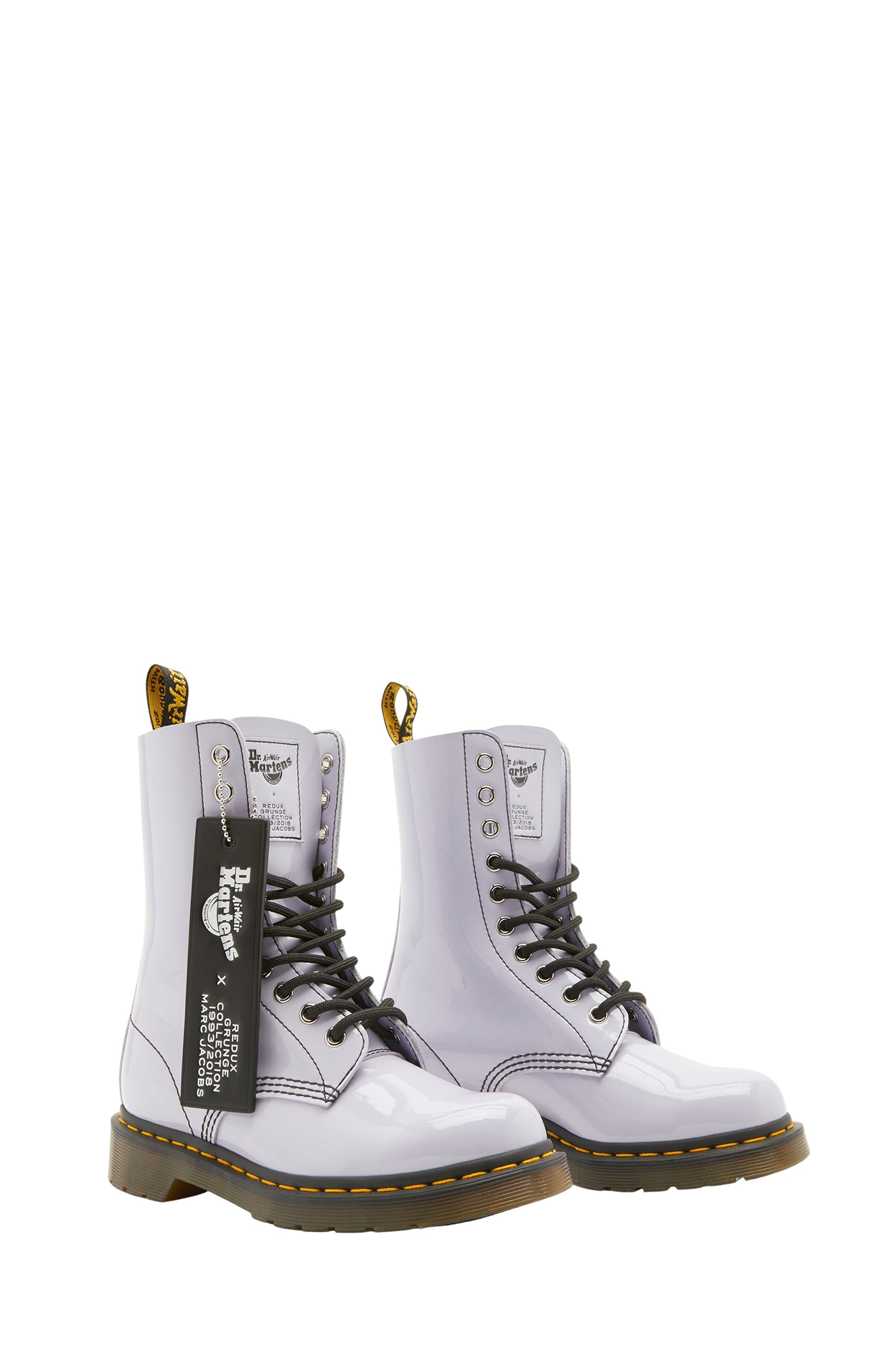 Bottes Dr Martens x Marc Jacobs en cuir - Lavender