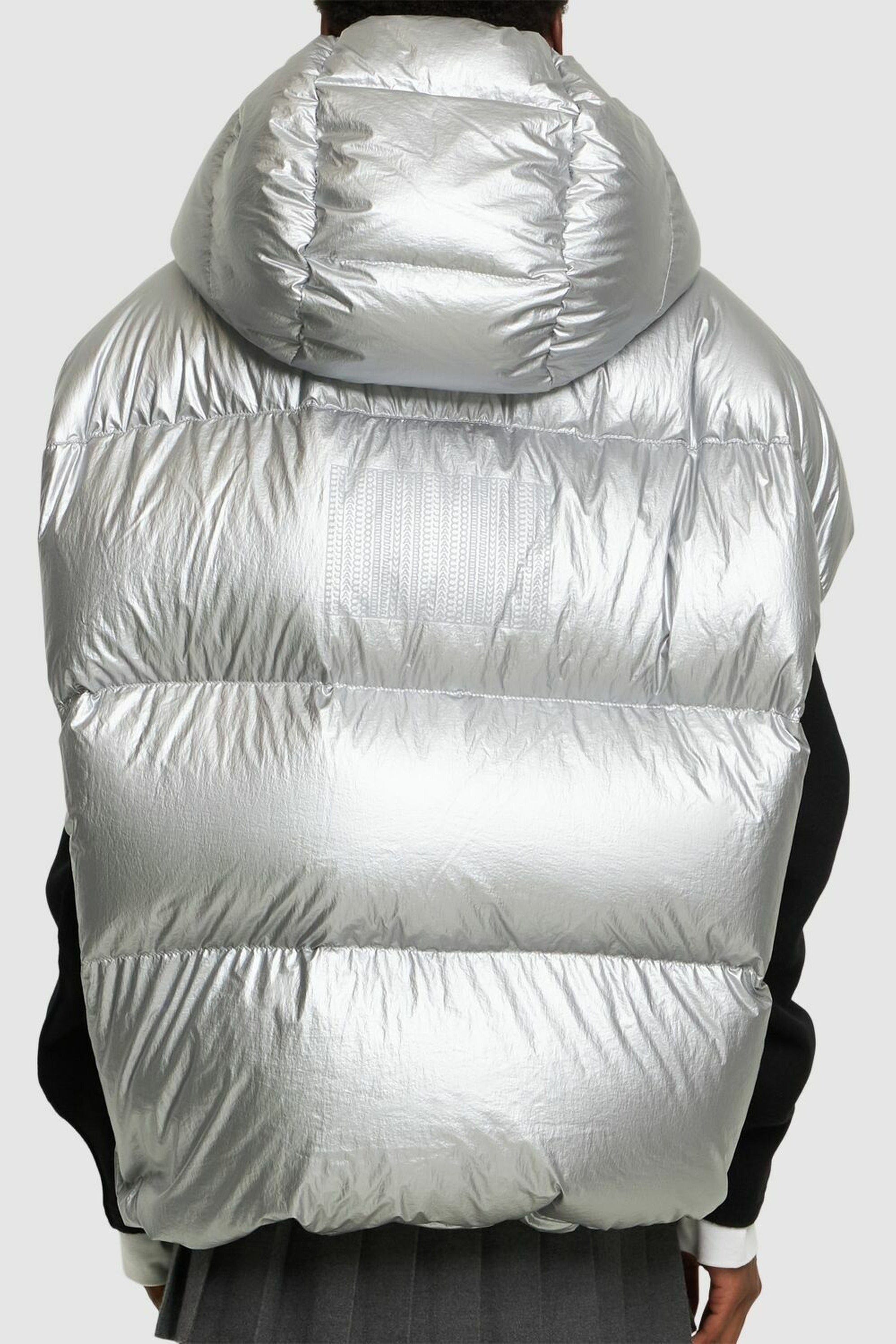 Doudoune sans manches à capuche - Silver