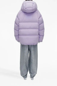Doudoune matelassée à capuche - Iced Lavender