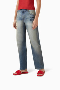 Mules J Marc en cuir - True Red