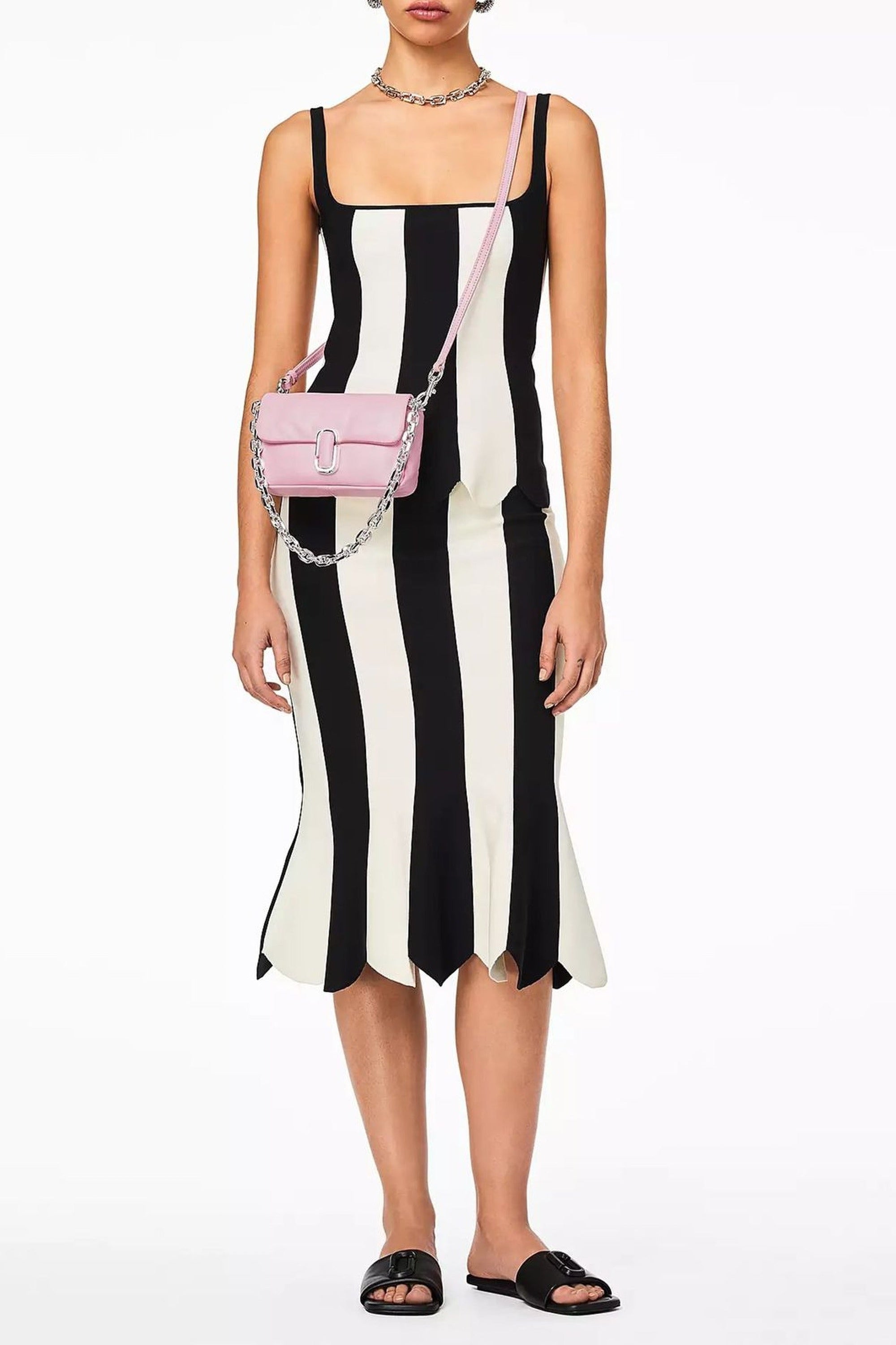 Mini sac J Marc en cuir - Bubblegum