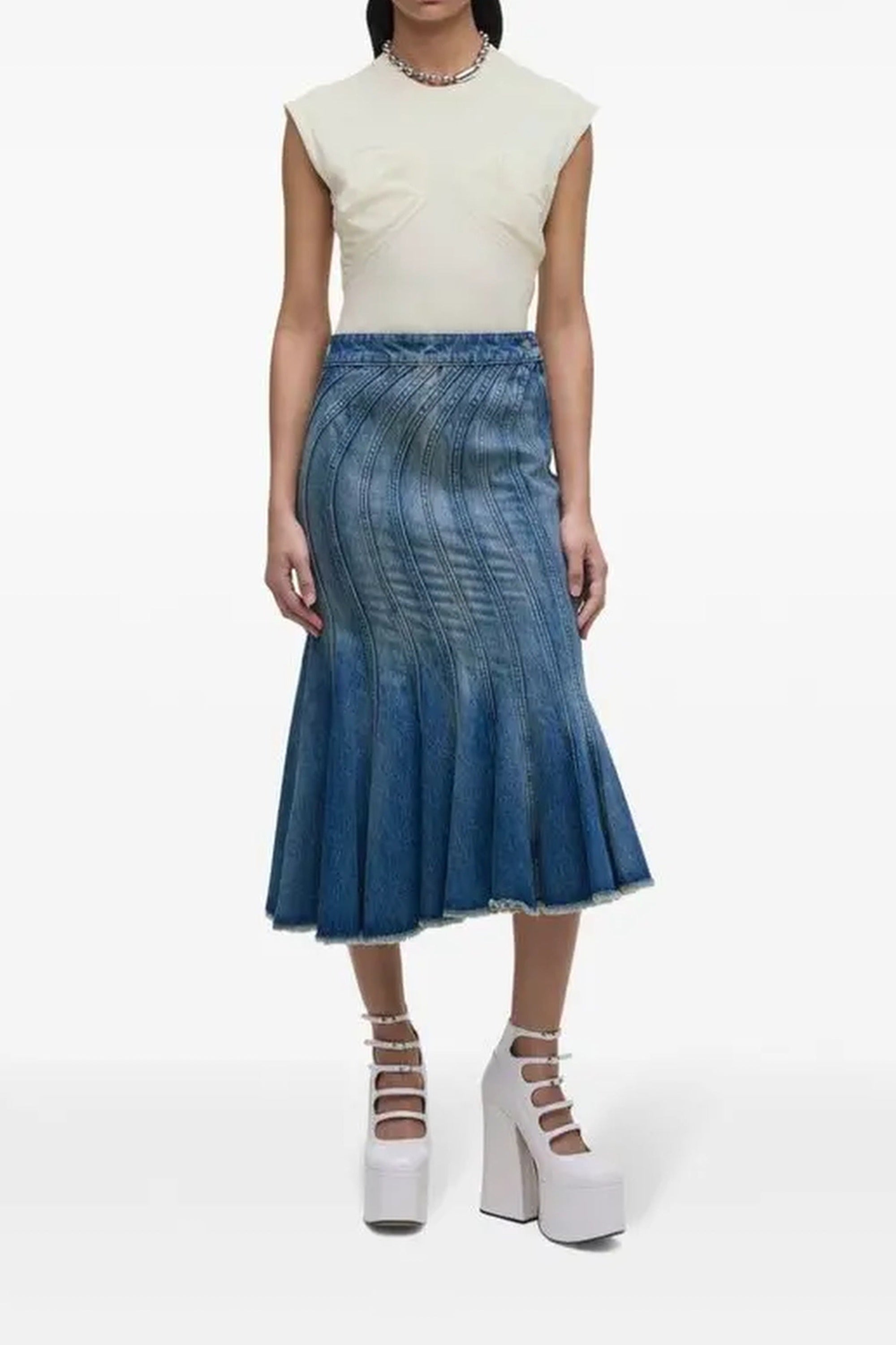 Jupe longue en denim - Swell Denim