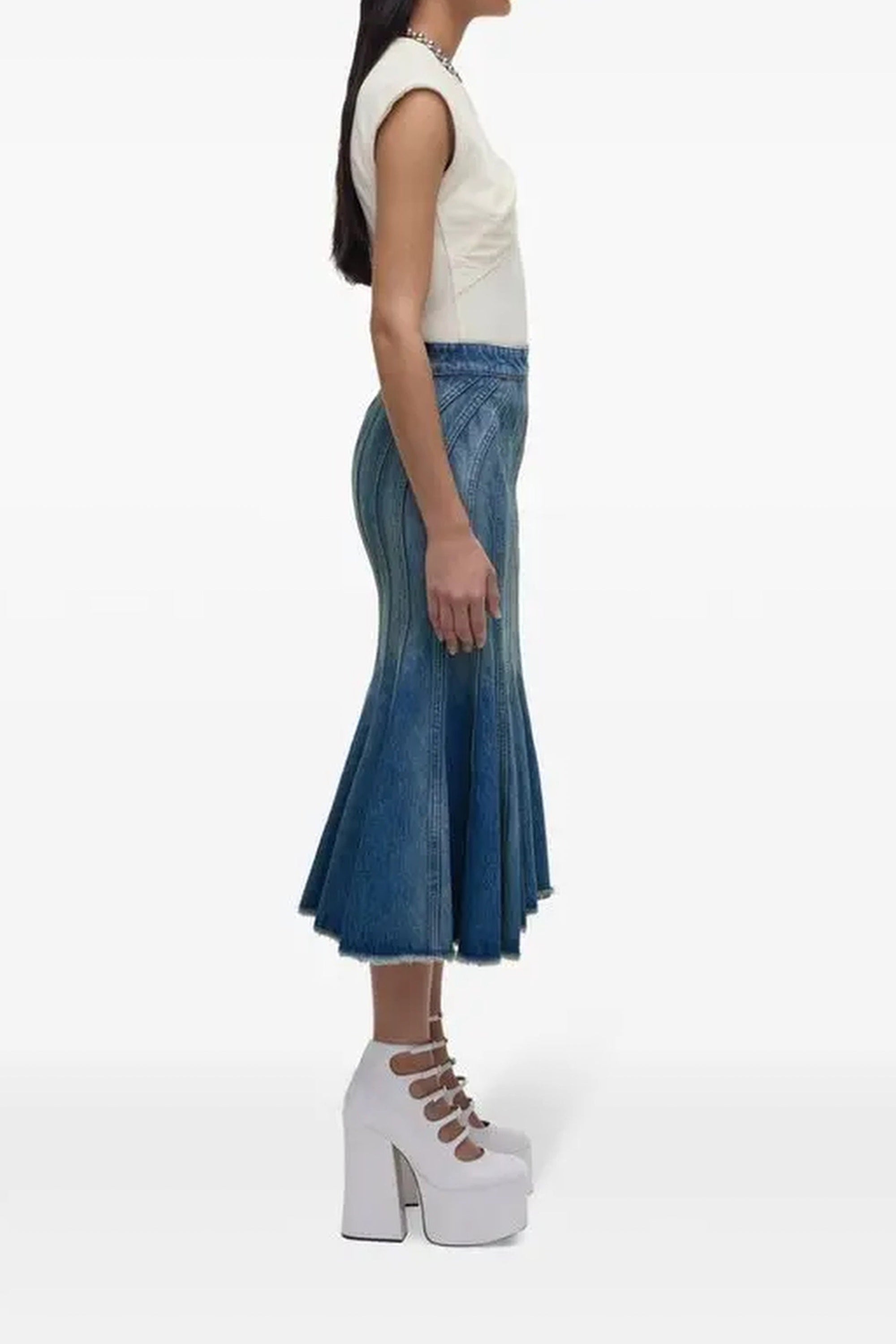 Jupe longue en denim - Swell Denim