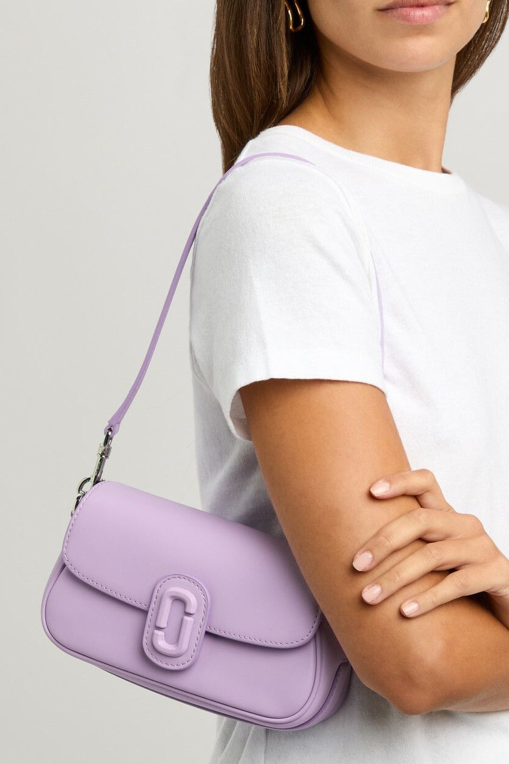 Sac The Clover en cuir - Lilac