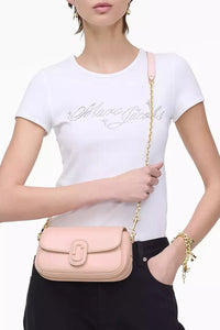 Sac The Clover en cuir - Rose