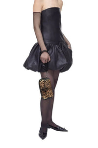 Sac The Clover Shoulder Bag en cuir - Black Multicolor