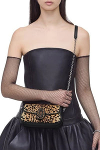 Sac The Clover Shoulder Bag en cuir - Black Multicolor