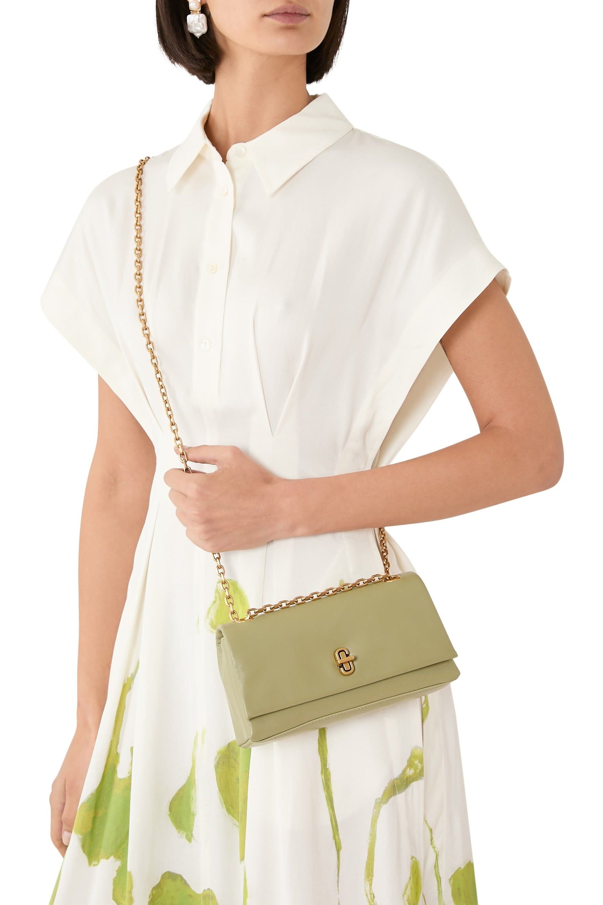 Petit sac The Dual avec anse en cuir - Reed