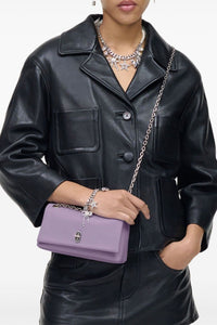 Mini sac The Dual Chain en cuir - Lilac