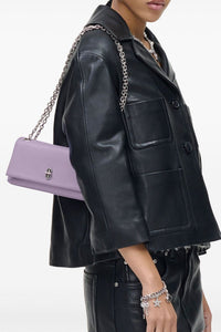 Mini sac The Dual Chain en cuir - Lilac