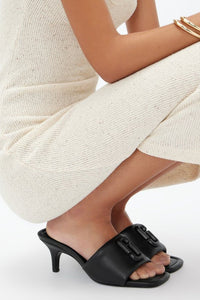 Mules The J Marc 63 en cuir - Black