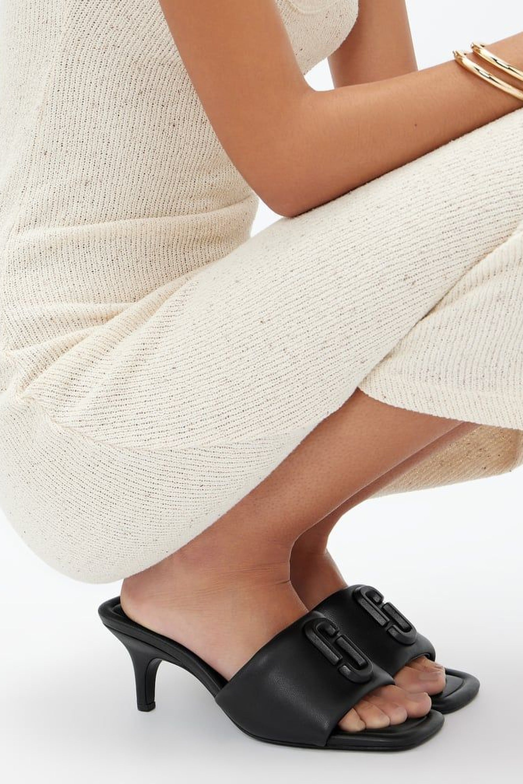 Mules The J Marc 63 en cuir - Black