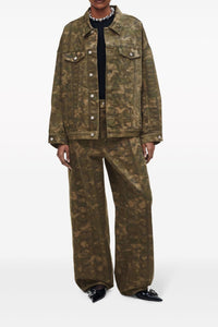 Veste boutonnée camouflage - Camo Multicolor