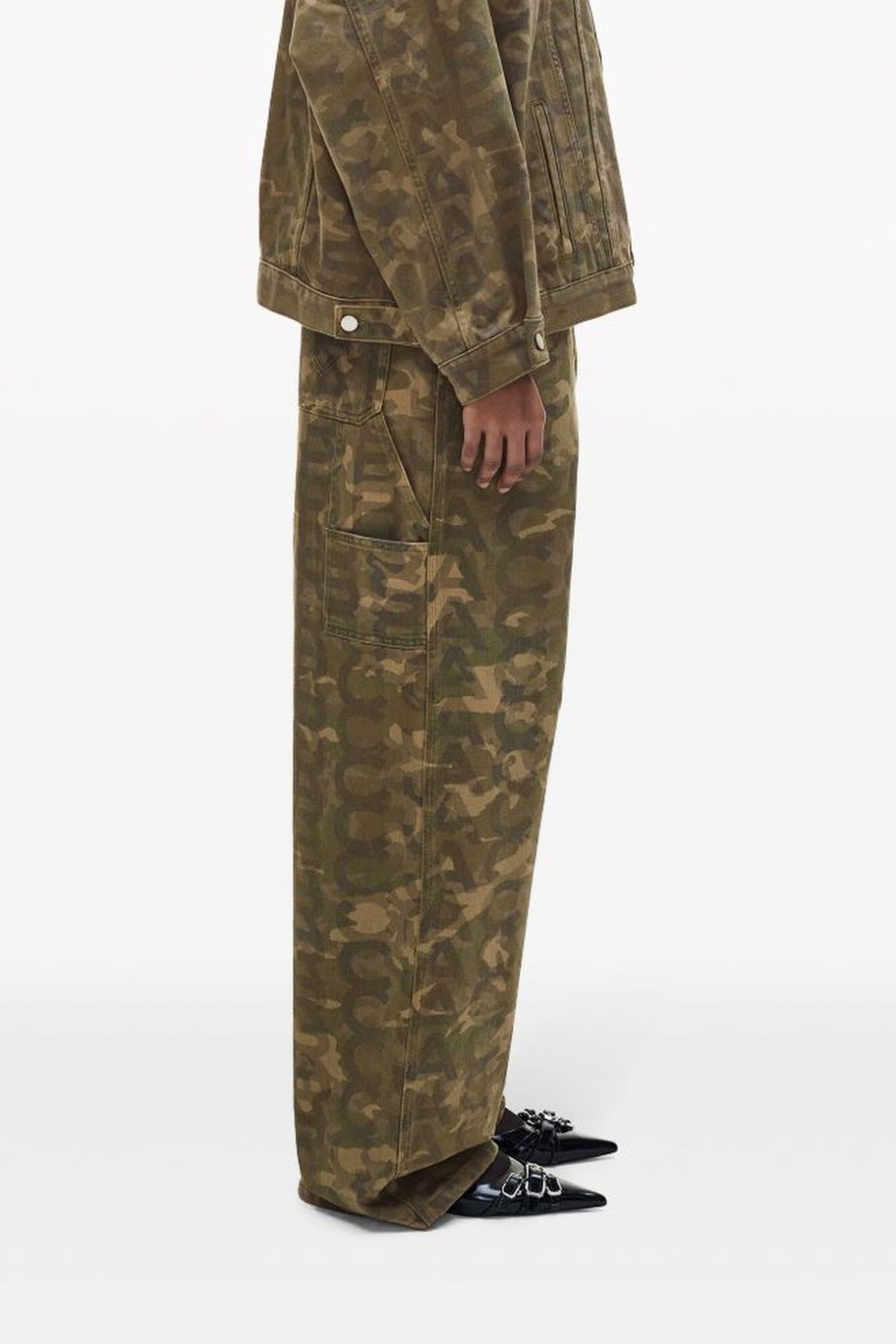 Veste boutonnée camouflage - Camo Multicolor