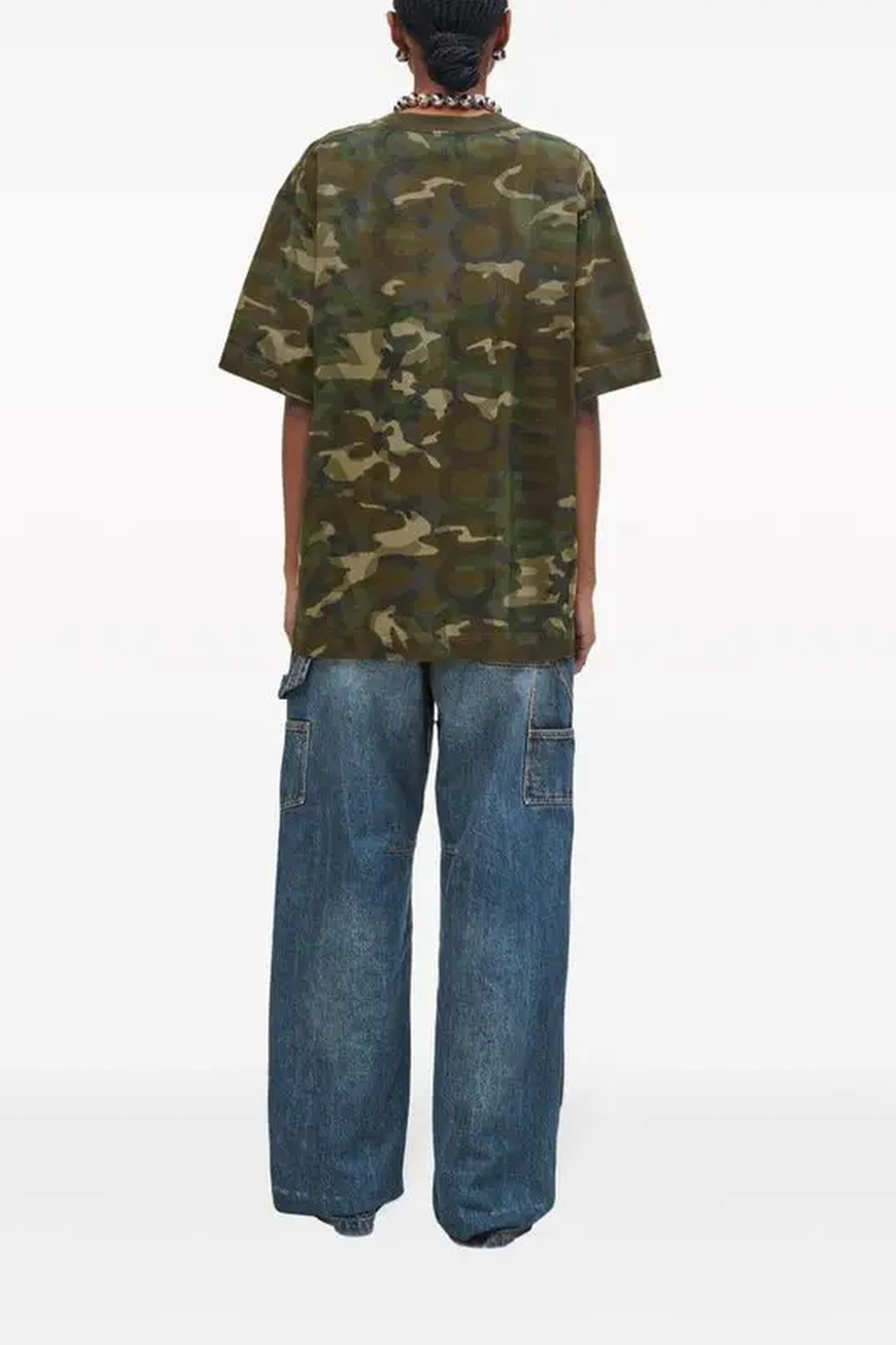 T-shirt à col rond - Camo Multicolor