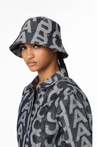 Bob Monogram en denim - Denim Blue