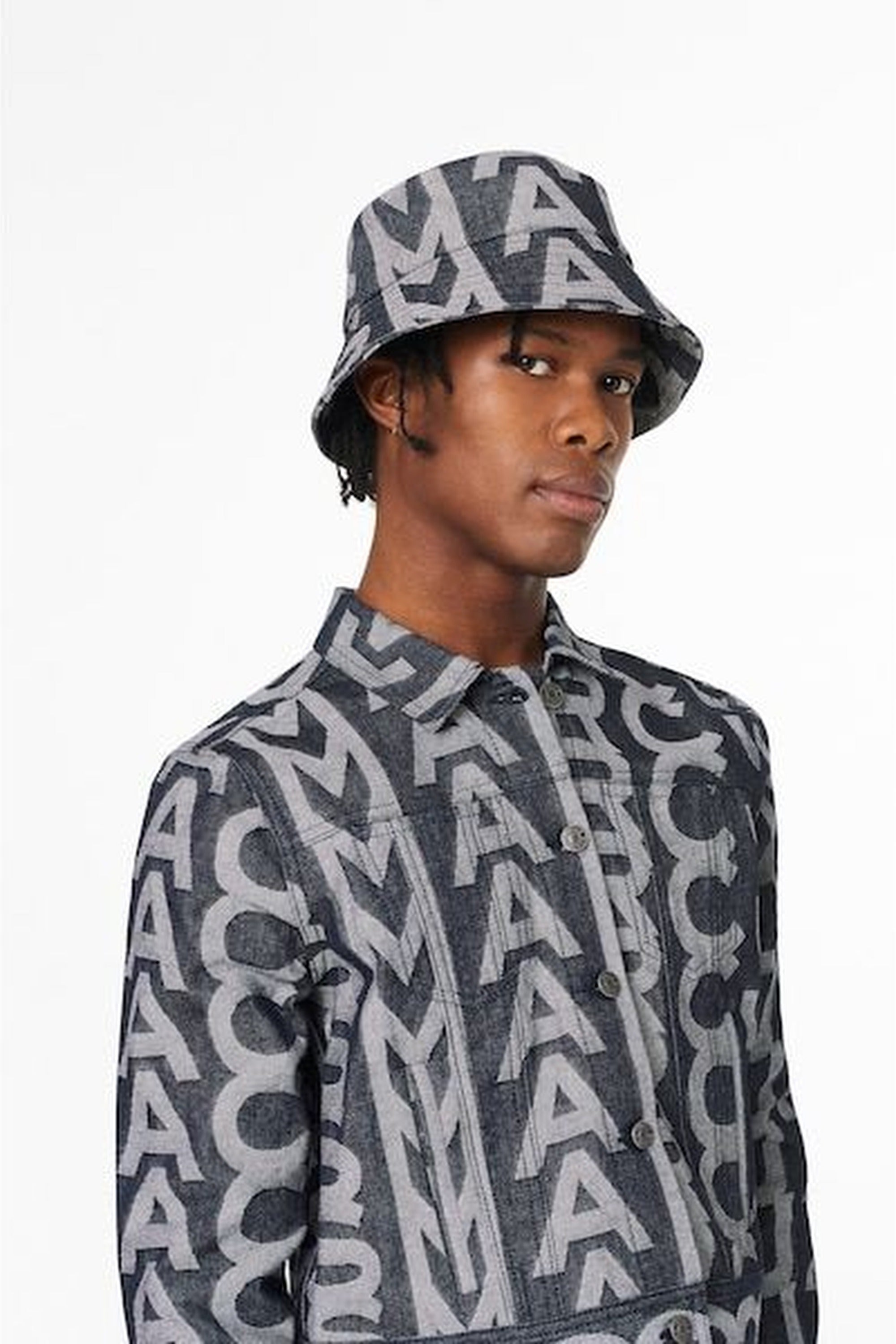 Bob Monogram en denim - Denim Blue