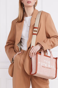 Petit sac à bandoulière The Tote Bag en tissu - Orange Rust