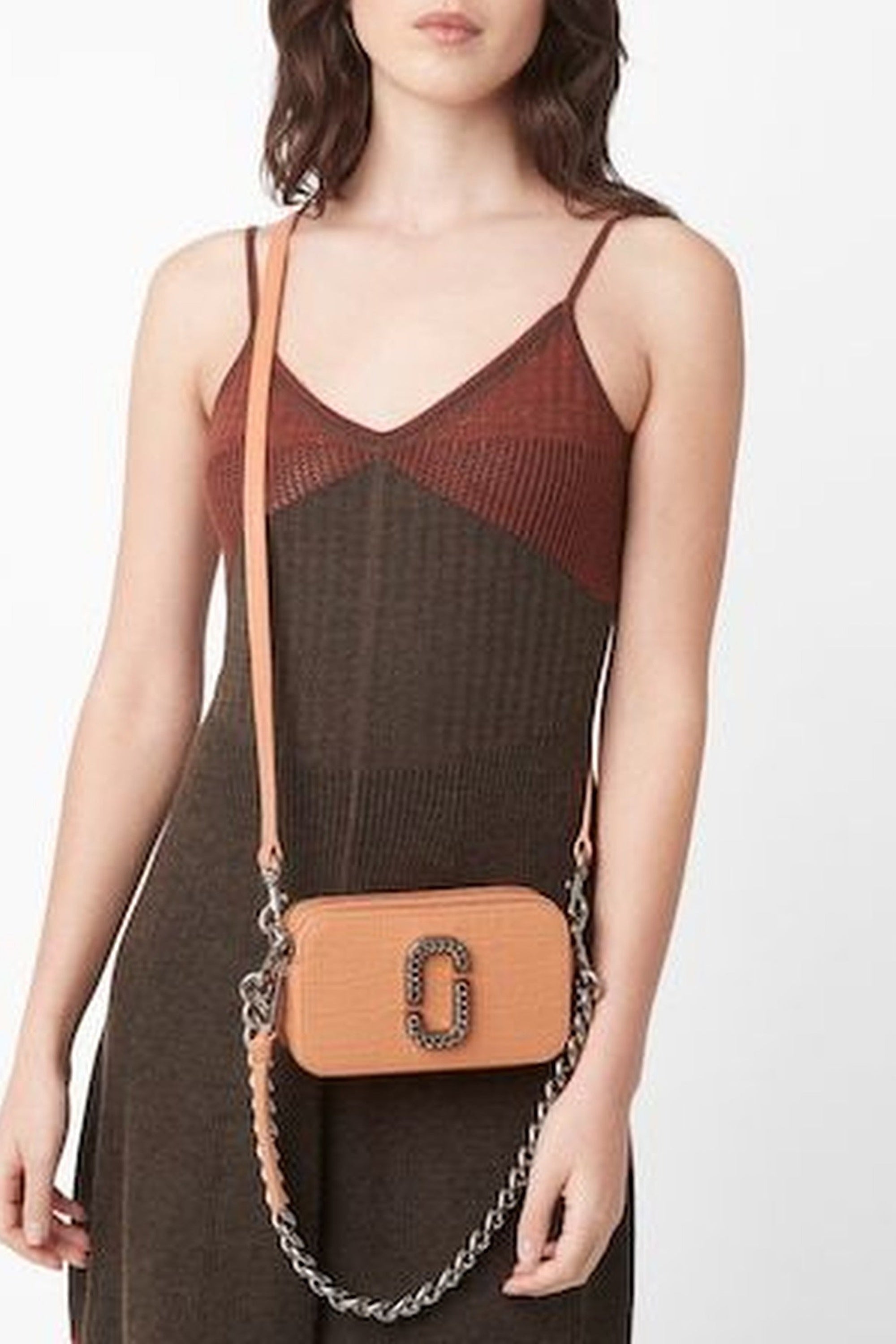 Sac The Snapshot  en cuir - Orange