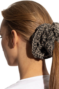 Élastique Monogram pour cheveux - Natural Jacquard