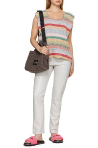 Mules Teddy avec logo - Fluffy Pink