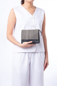 Pochette de voyage en jacquard Monogram - Beige Multicolor