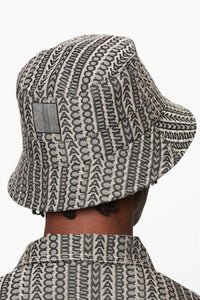 Bob Monogram en toile - Beige Multicolor