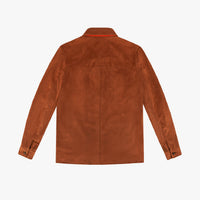 Surchemise à motif en daim - Marron