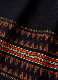 Balloon skirt with ethnic designs