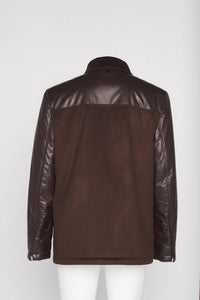 Cashmere jacket with pockets - Brown