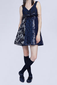 MINI ROBE DÉCOLLETÉ EN V