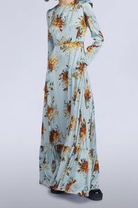 ROBE LONGUE EN VISCOSE