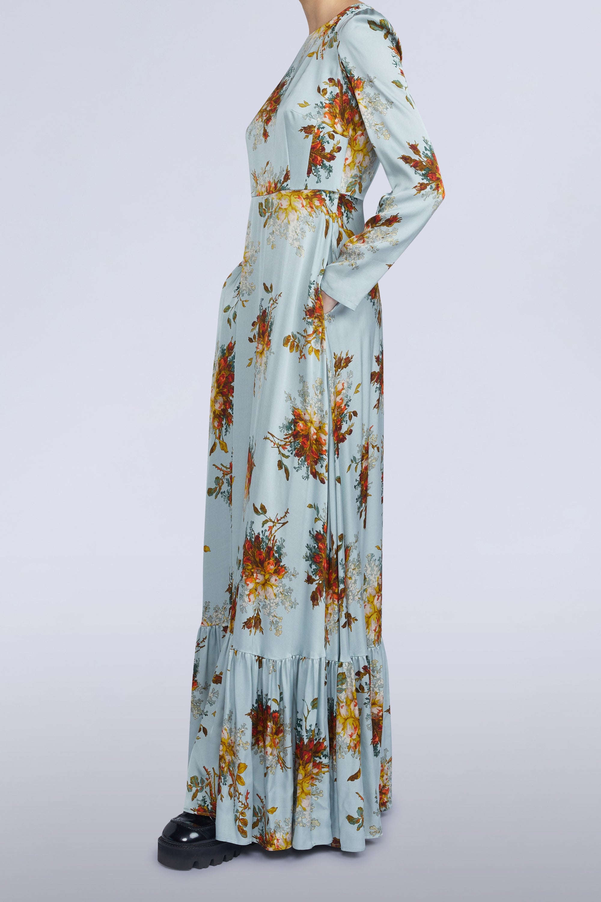 ROBE LONGUE EN VISCOSE